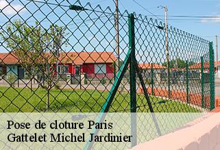 pose-de-cloture 75 Paris Gattelet Michel Jardinier