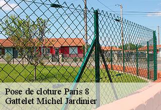 pose-de-cloture paris-8-75008 Gattelet Michel Jardinier
